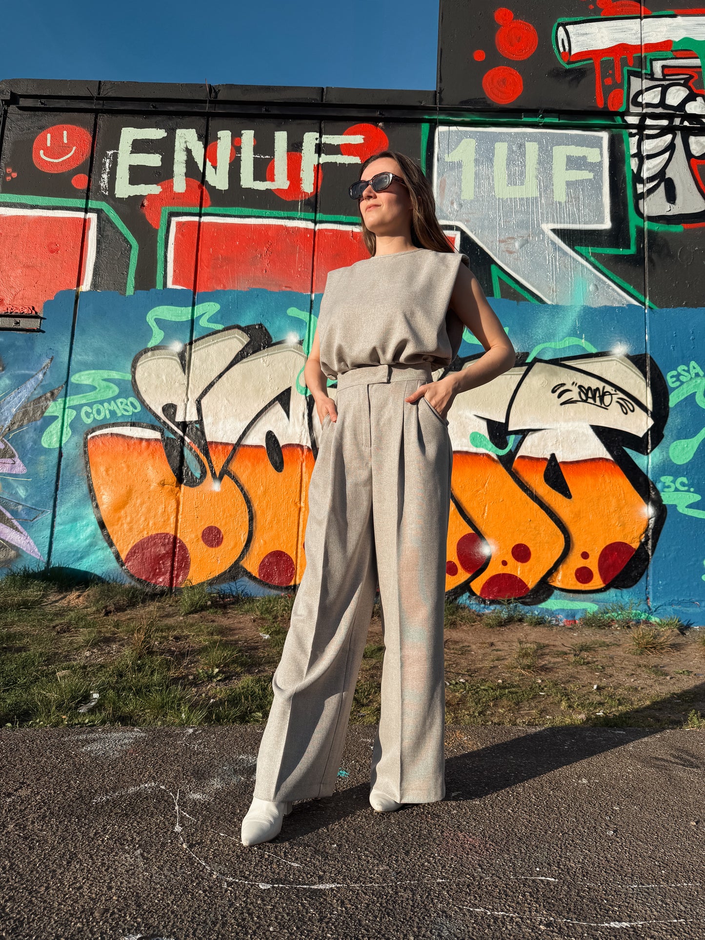 Pantalon Sarah beige