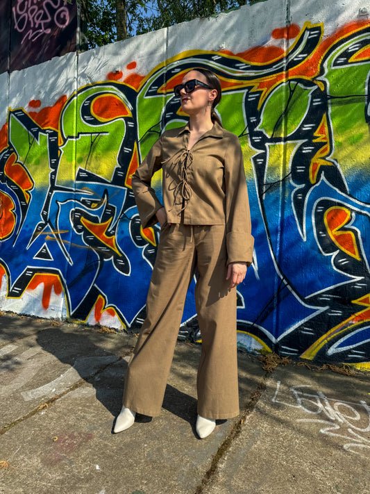 Khaki groene broek