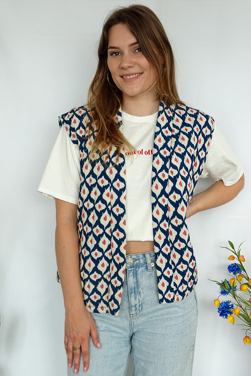 Gilet met print