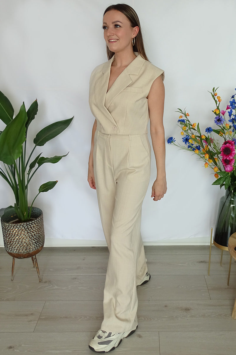 Beige pantalon